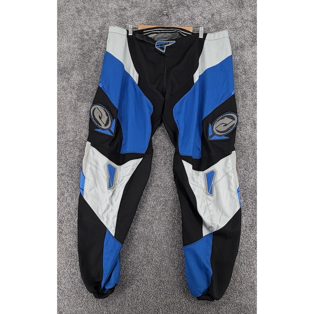 Answer Racing Syncron Motocross Pants Size 44 Blue Black MX Dirt Bike Riding